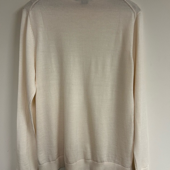 Pendleton Never Worn Cream Merino Wool Turtleneck Women’s Size XL - Picture 5 of 5